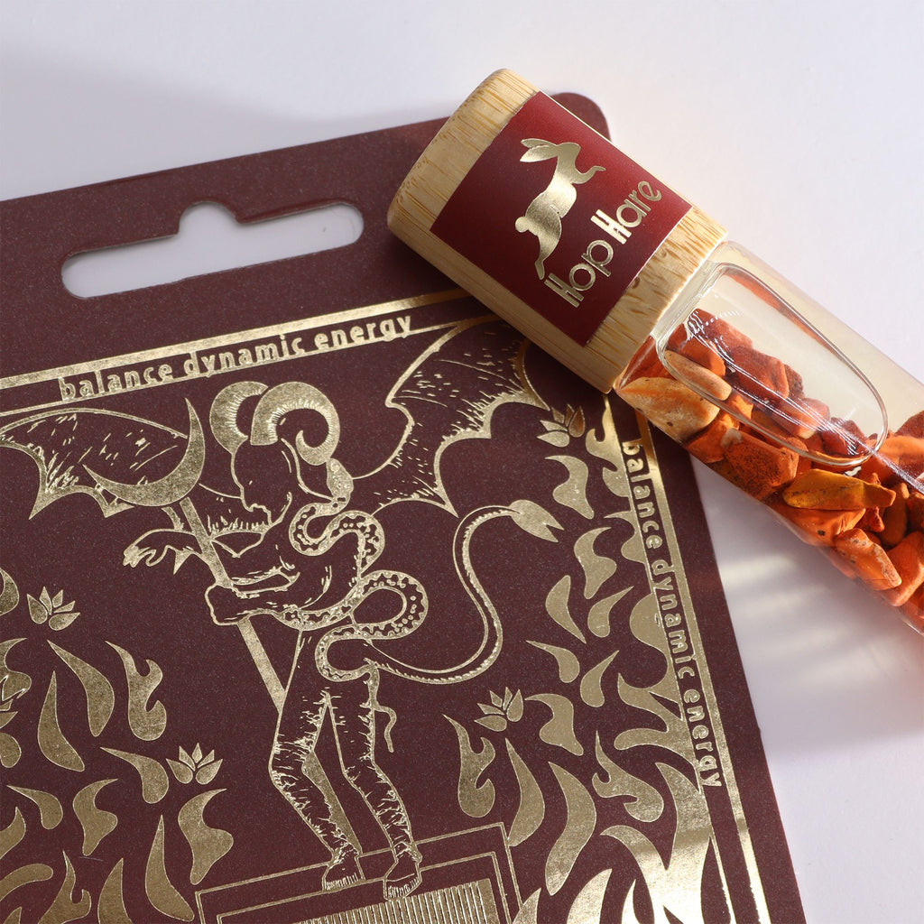 HH Tarot Roll On The Devil with Red Jasper Essential Oil Blend
