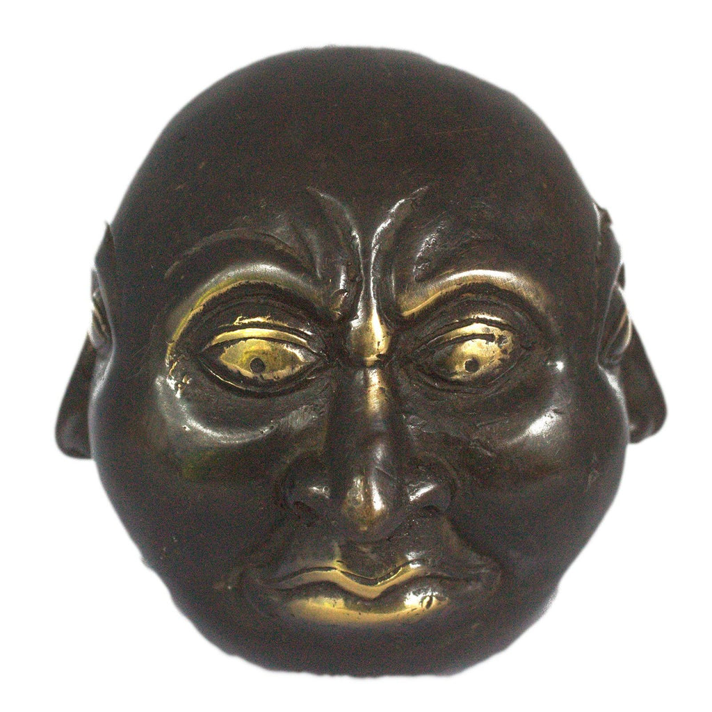 Fengshui Four Face Buddha 10cm Brass Decor for Home Serenity
