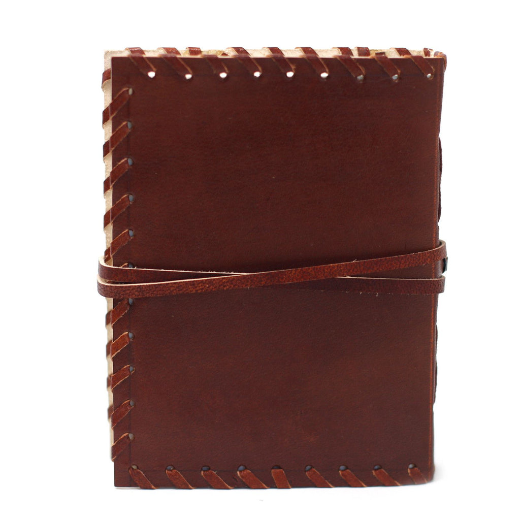 Leather Book of Thoughts with Wrap Notebook for Creative Minds