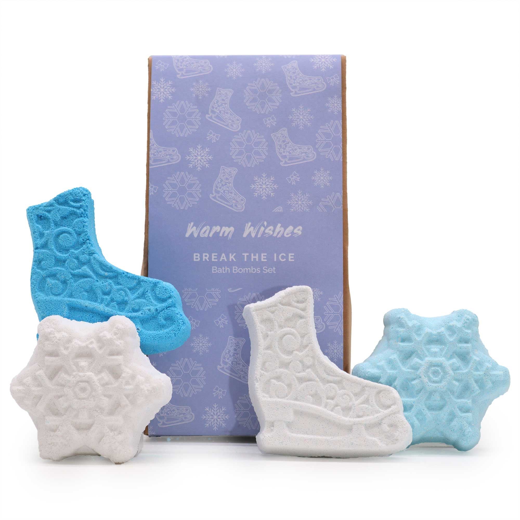 Break the Ice Christmas Bath Bomb Gift Pack with Festive Scents