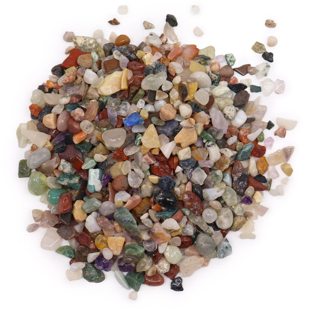 Mixed Natural Gemstone Chips 1KG for Crafting and Home Decor