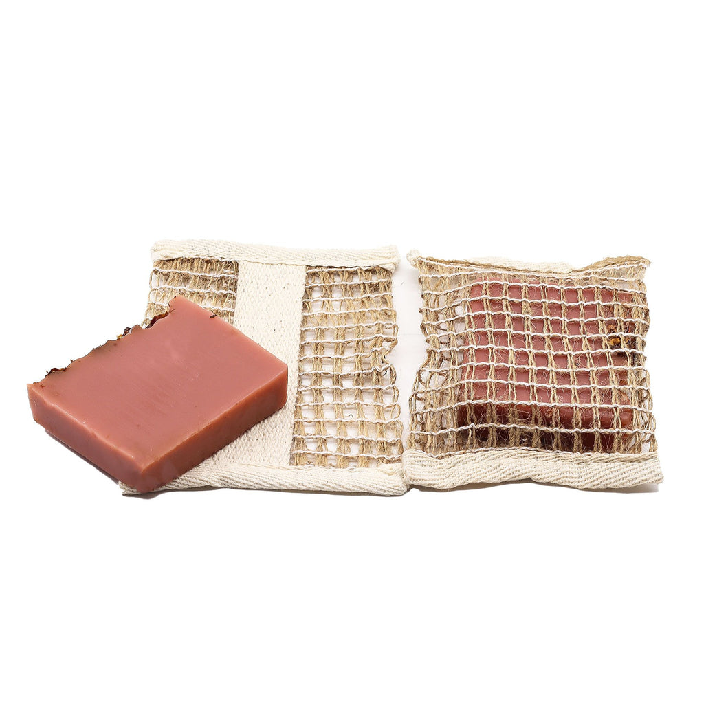 Soft Jute Soap Bag for Eco Friendly Bathing and Travel Use
