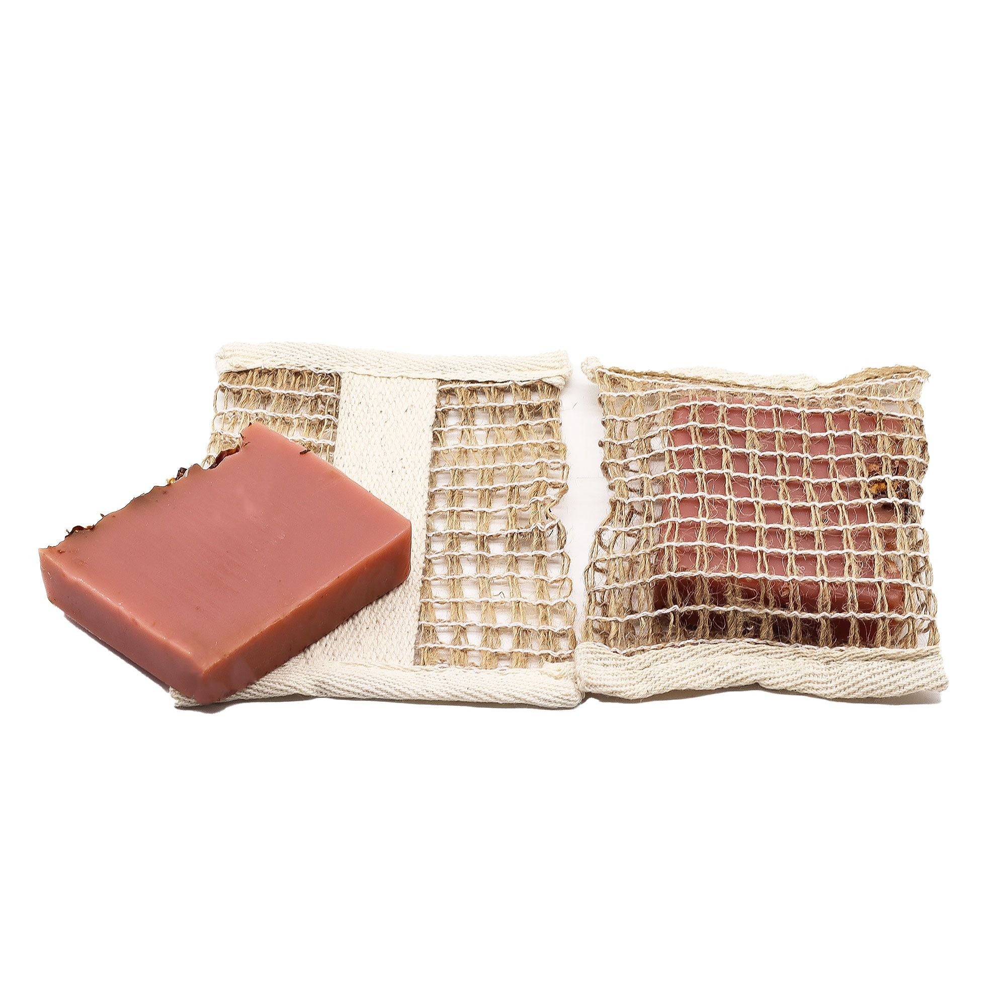 Soft Jute Soap Bag for Eco Friendly Bathing and Travel Use