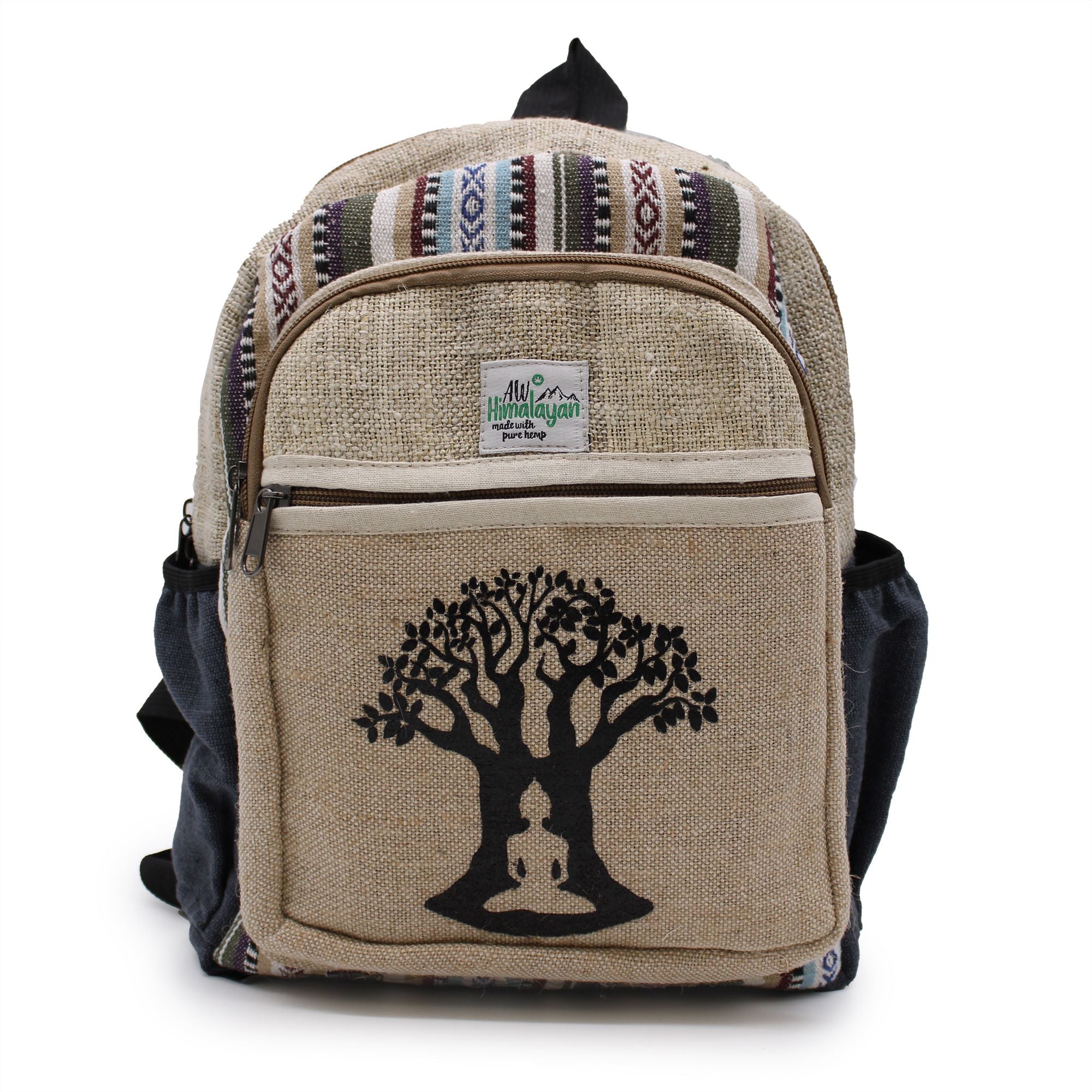 Small Backpack with Bohdi Tree Design for Everyday Use