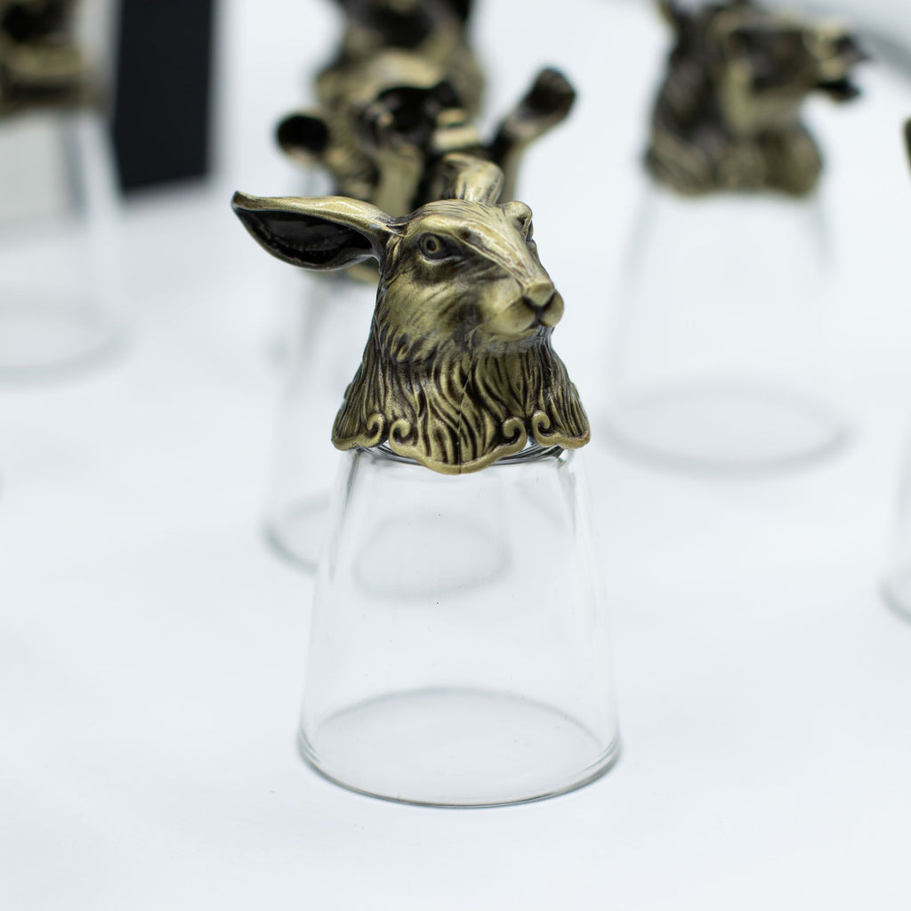 Gift Set of 12 Glasses 25ml Featuring Forest and Mystical Creatures