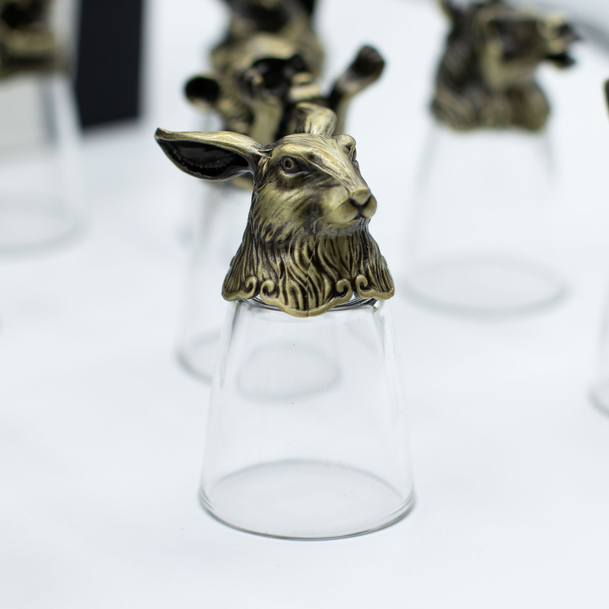 Gift Set of 12 Glasses 25ml Featuring Forest and Mystical Creatures