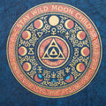 Nomad Sari Stonewashed Cotton T Shirt Stay Wild Moon Child Blue