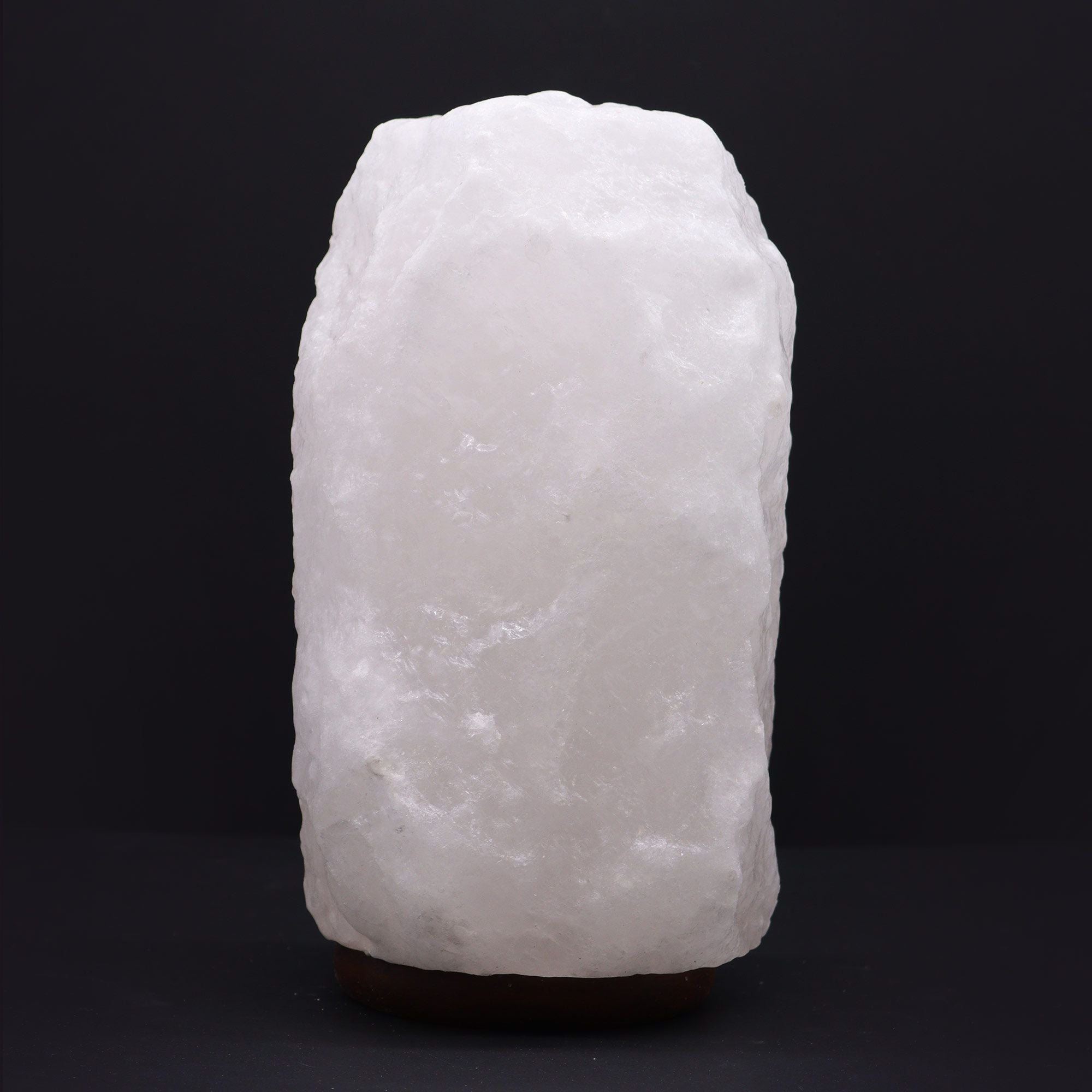 Crystal Rock Himalayan Salt Lamp with Base 8 to 10 Kilograms