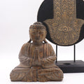 Buddha Feng Shui Set with Hamsa Design in Serene Grey Colour