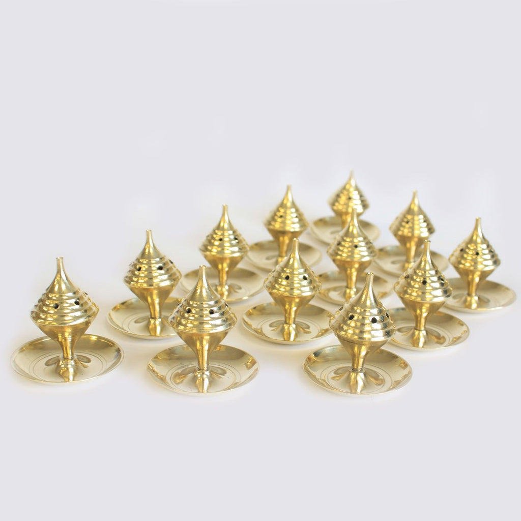 Small Brass Incense Burner for Fragrance and Elegant Home Style