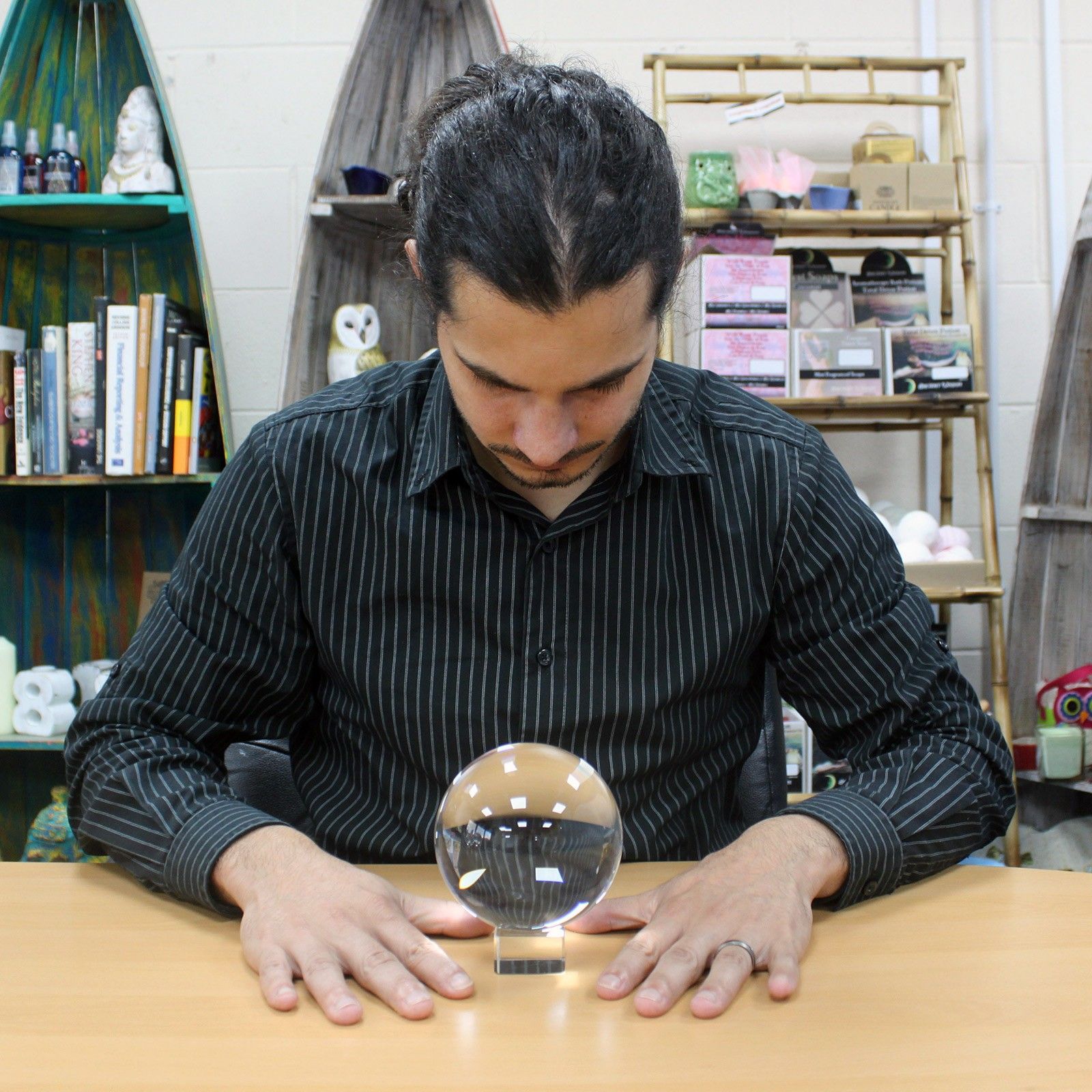 Crystal Ball on Stand 110mm for Elegant Home Decor Display Ideas