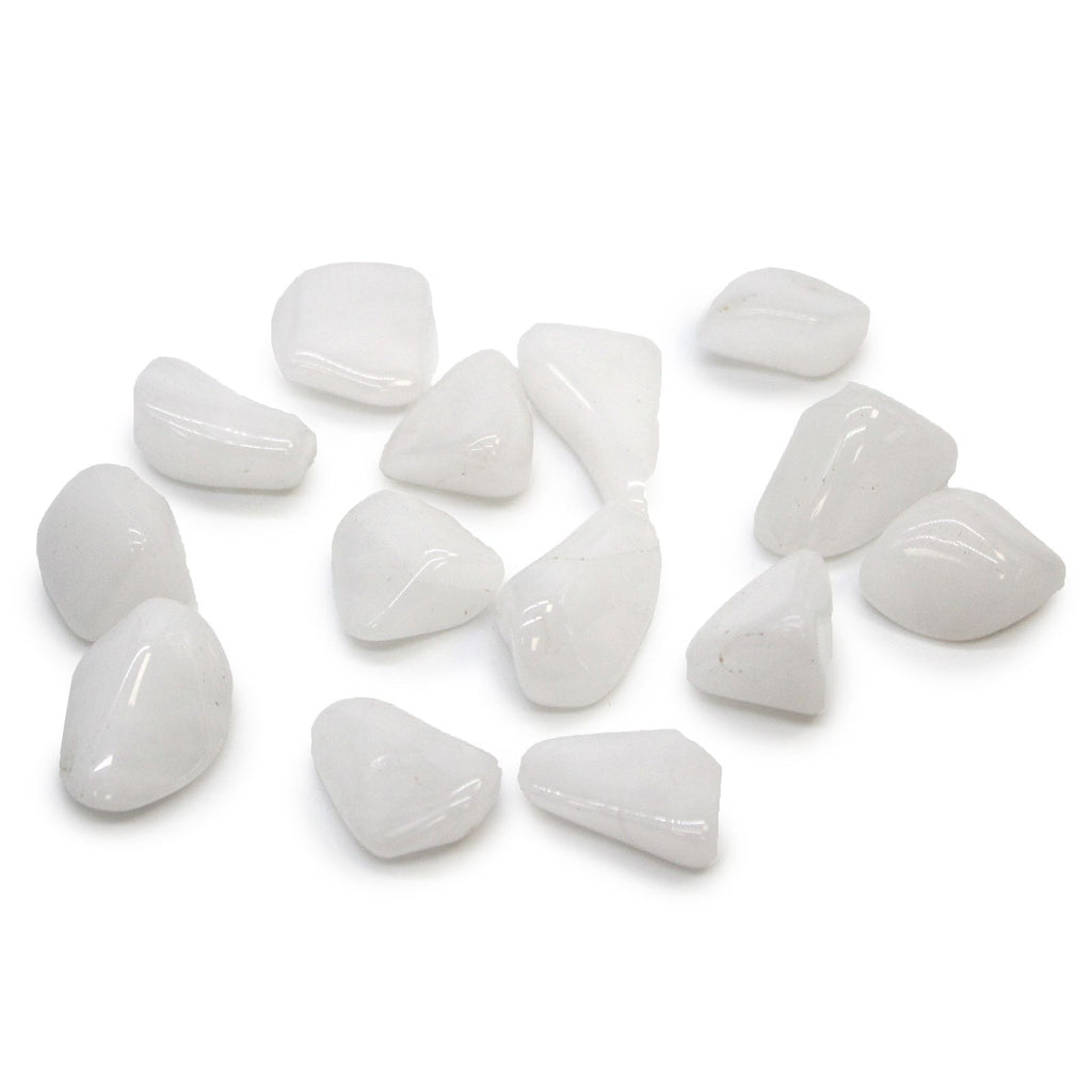 Medium Tumble Stone Quartz Snow Decorative Gemstone for Home Decor