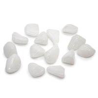 Medium Tumble Stone - Quartz Snow