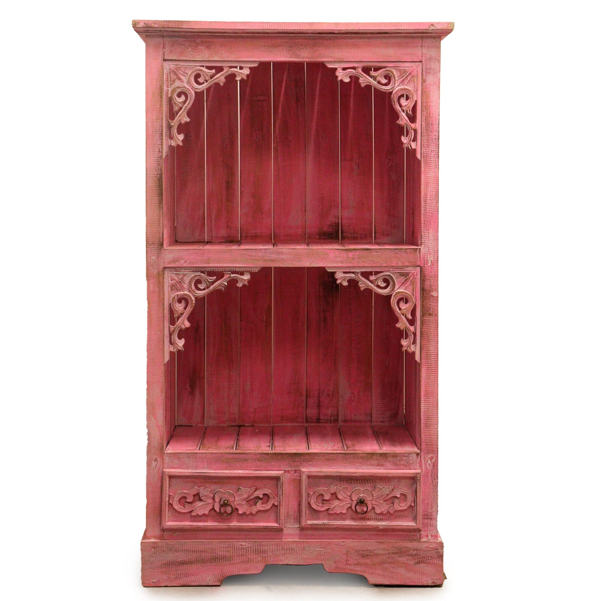 Albasia Bathroom Cabinet in Pinkwash for Chic and Stylish Storage