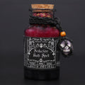 Seduction Bath Spell Potion & Amethyst Crystal Amulet for Rituals
