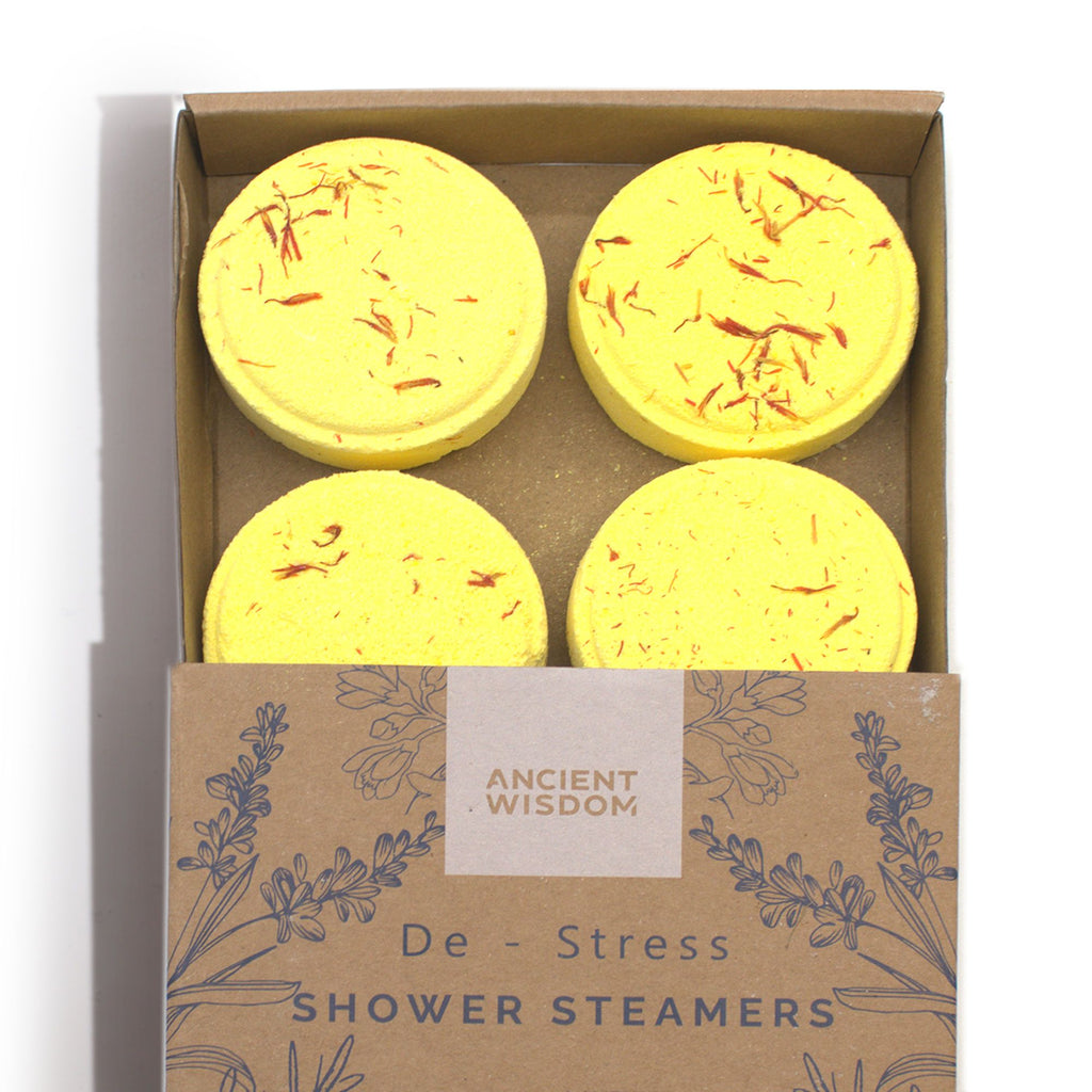 Zen Shower Steamers Gift Set for De Stress and Wellness Therapy