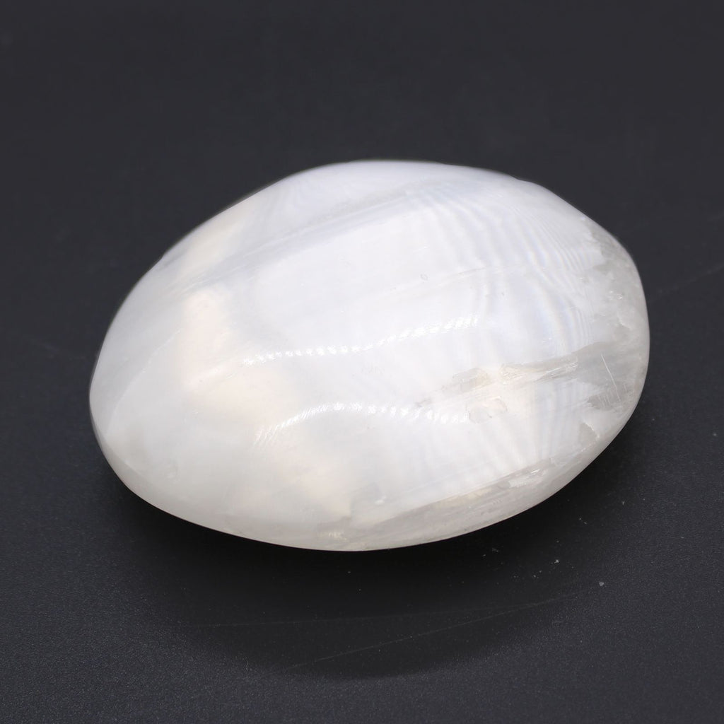 Selenite Palm Stone 6.5 cm Stunning Crystal for Home Display
