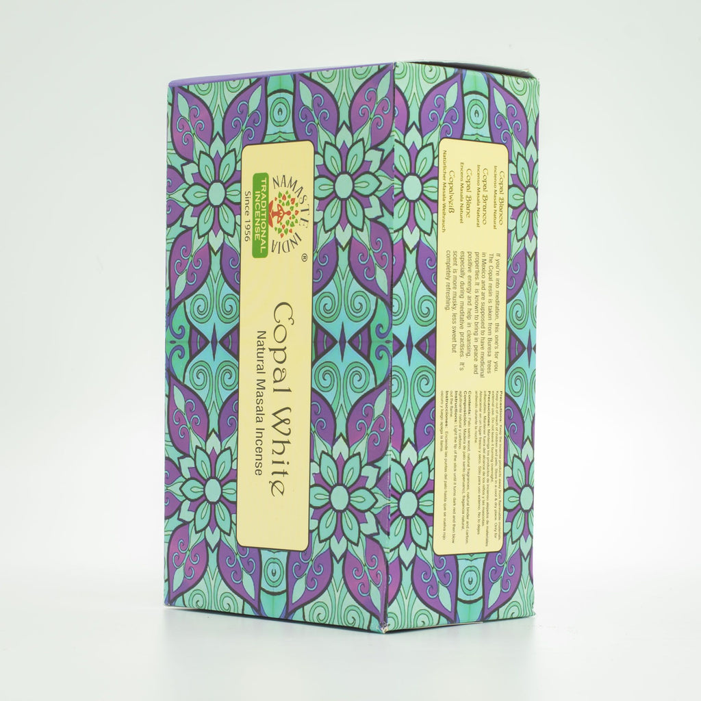 Namaste Mandala Masala Incense Sticks Copal White for Serenity