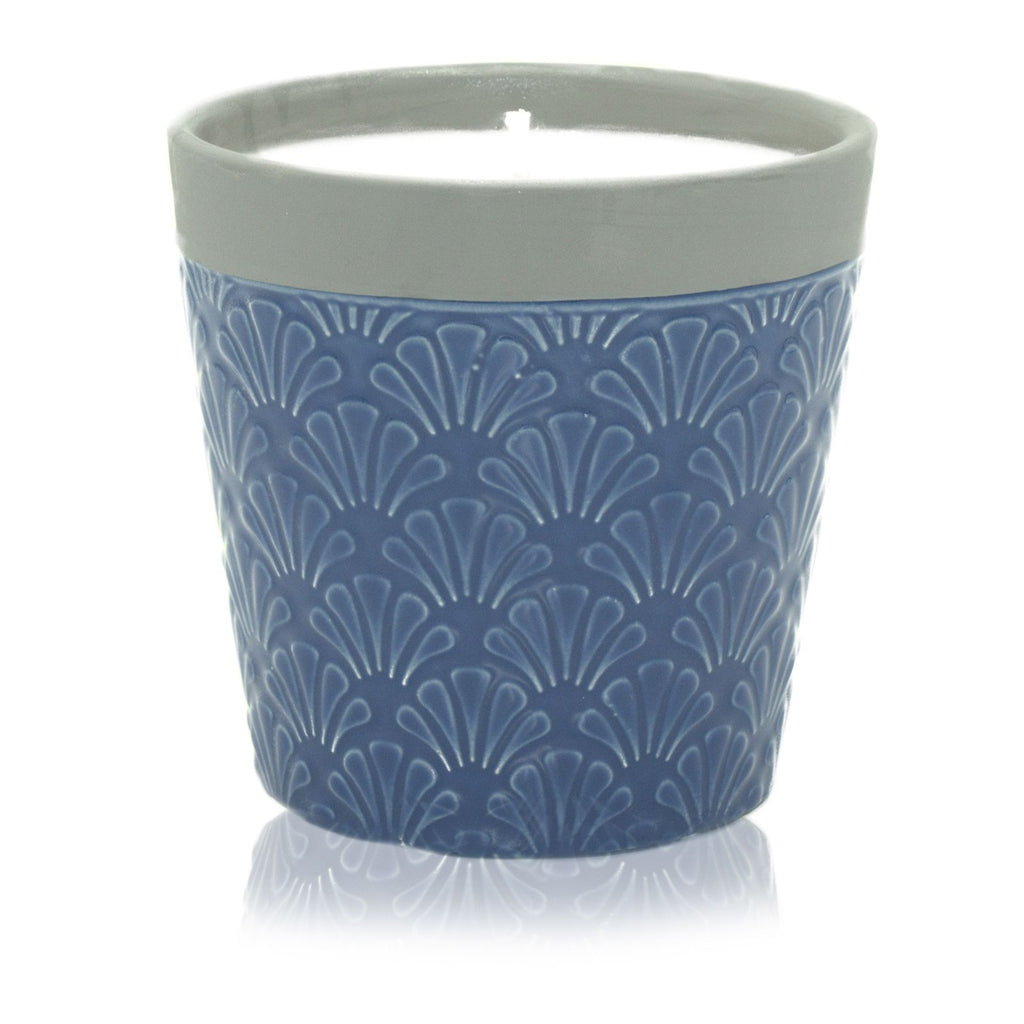 Home is Home Blue Day Candle Pot for a Fresh and Inviting Atmosphere