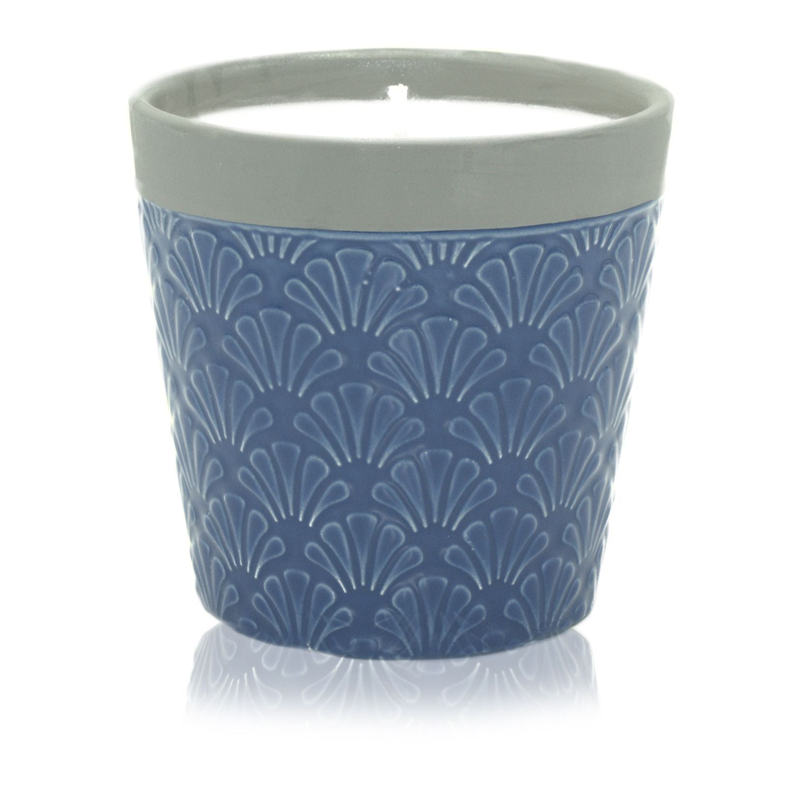 Home is Home Blue Day Candle Pot for a Fresh and Inviting Atmosphere