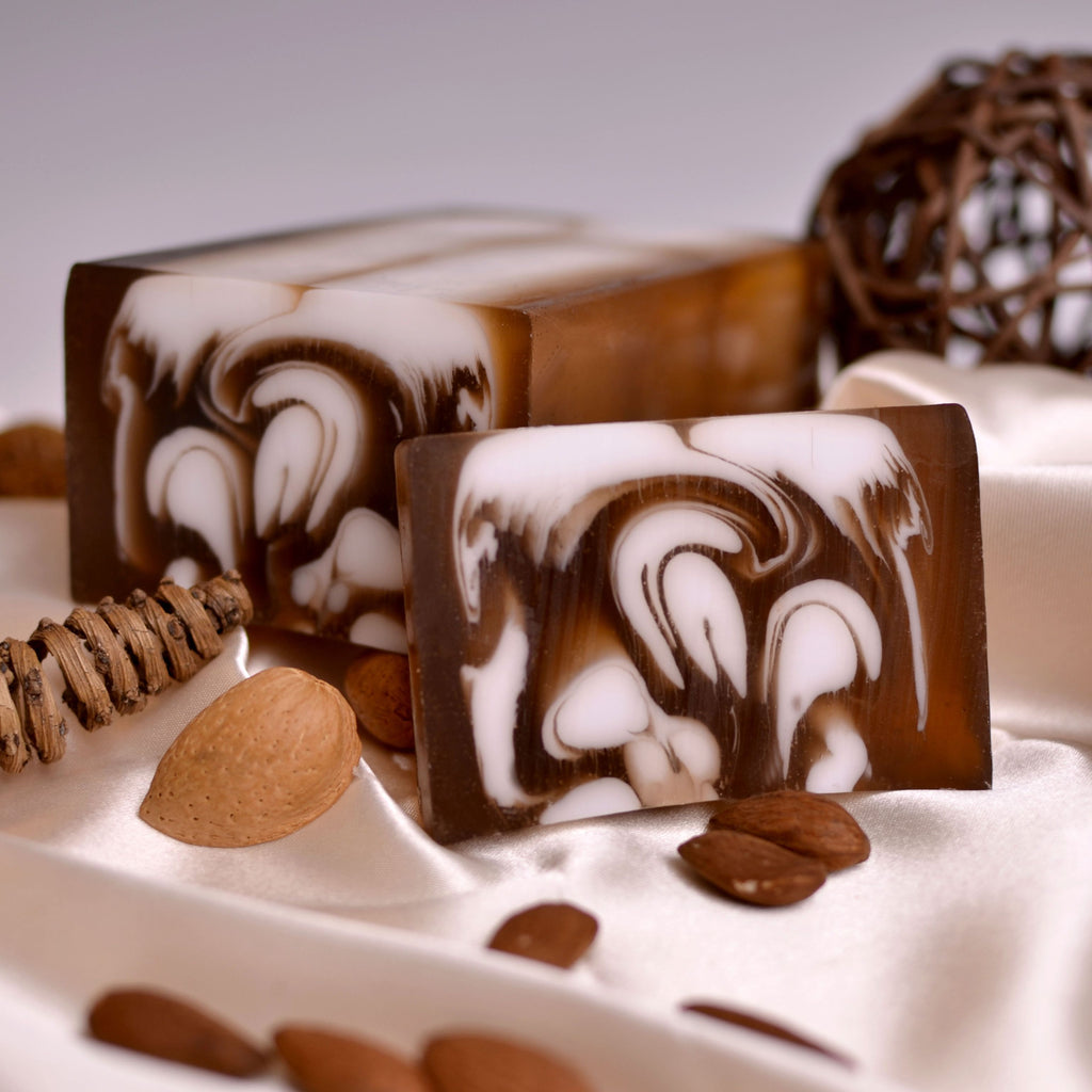 Handcrafted Almond Soap Loaf 1.2kg for Luxurious Self Care Rituals