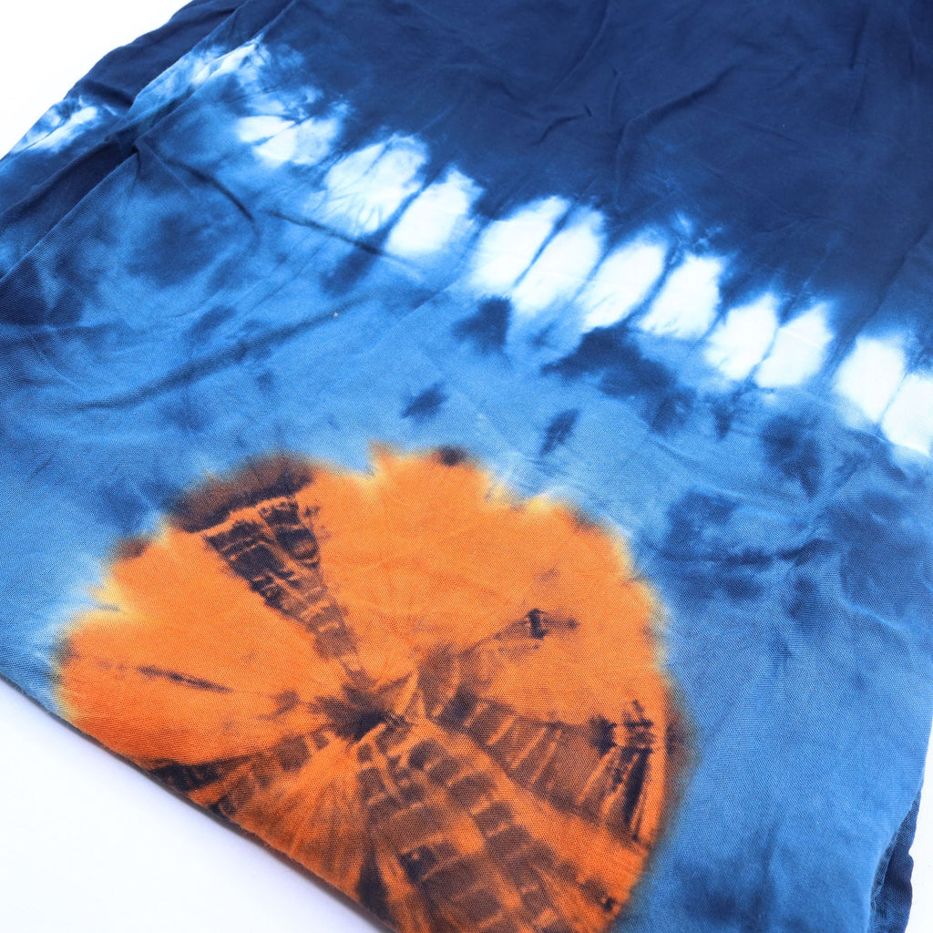 Japanese Style Lounge Pants in Teal and Orange for Comfort