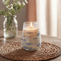 Tall Glass Jar Candles - Seabreeze