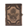 Hamsa Esoteric Notebook in Antique Grey with 200 Pages for Writing
