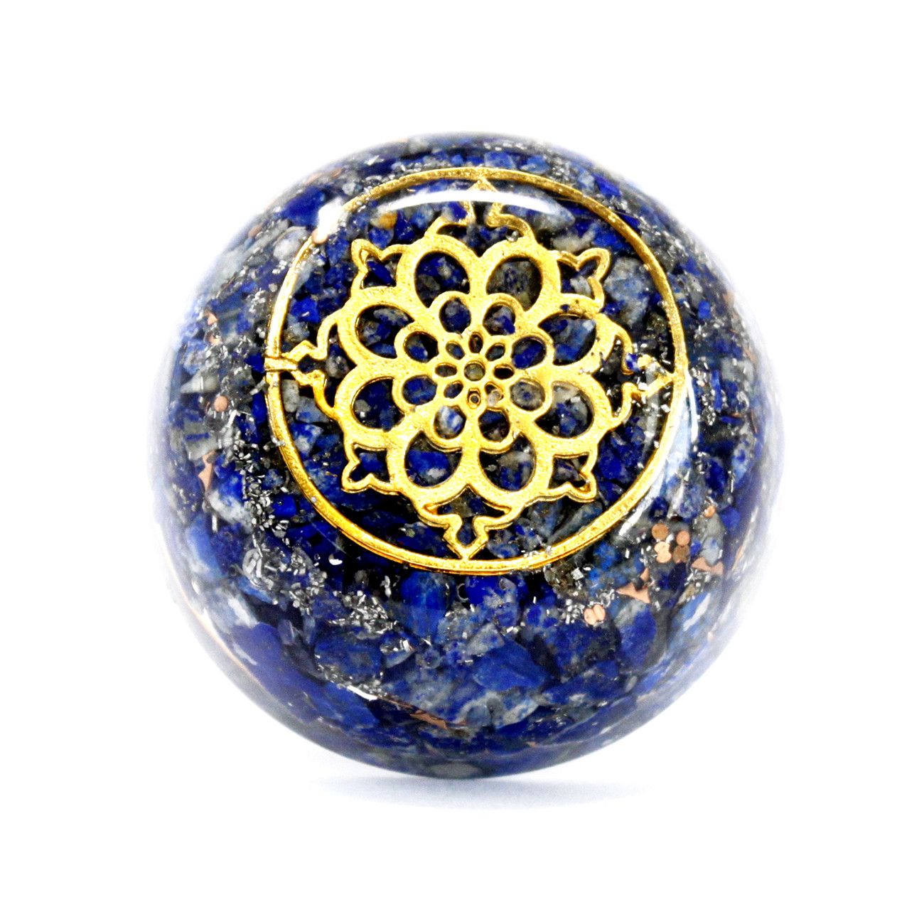Enchanting Orgonite Desk Power Packs with Unique Lapis Dome Design