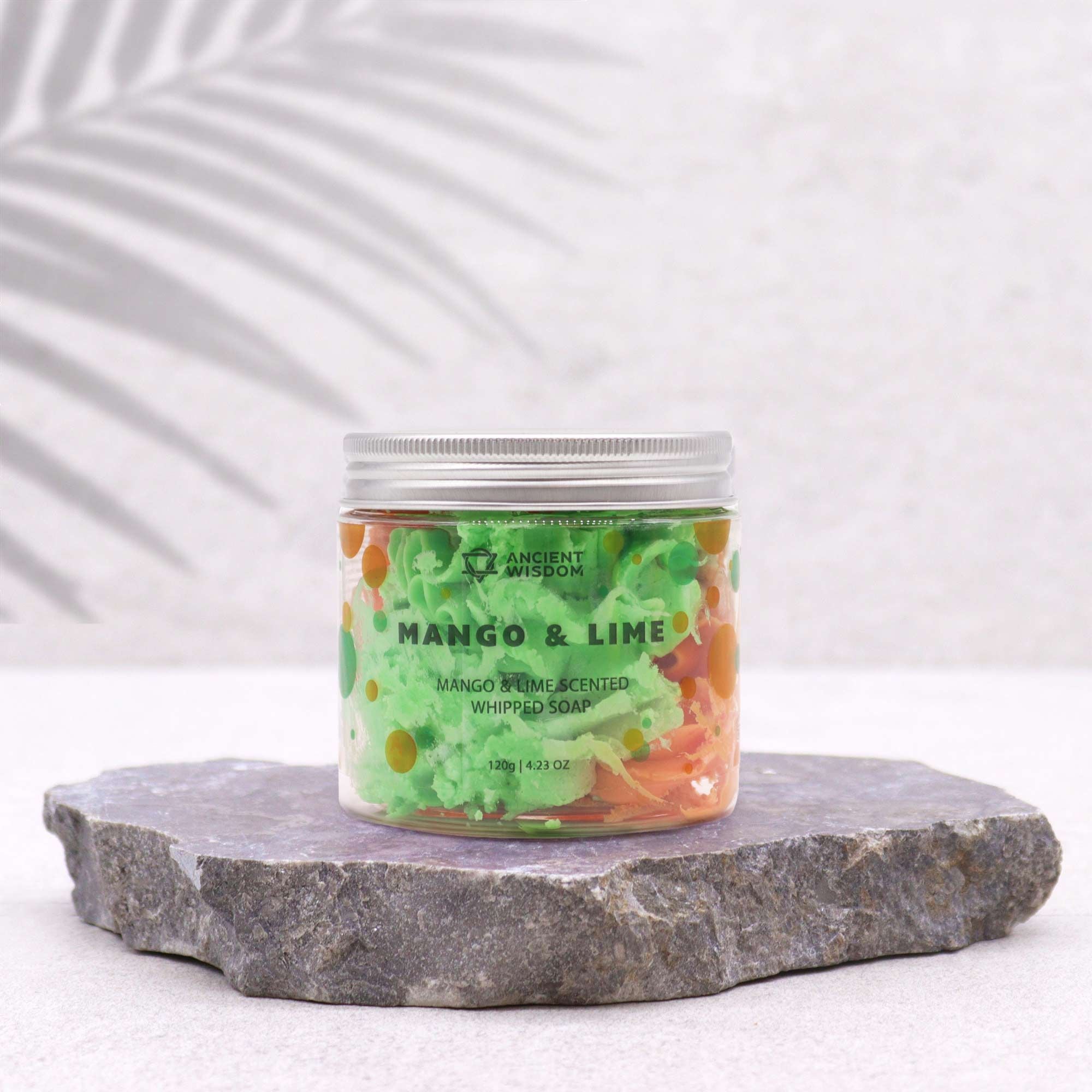 Mango & Lime Whipped Soap 120g for Refreshing Bath Routine