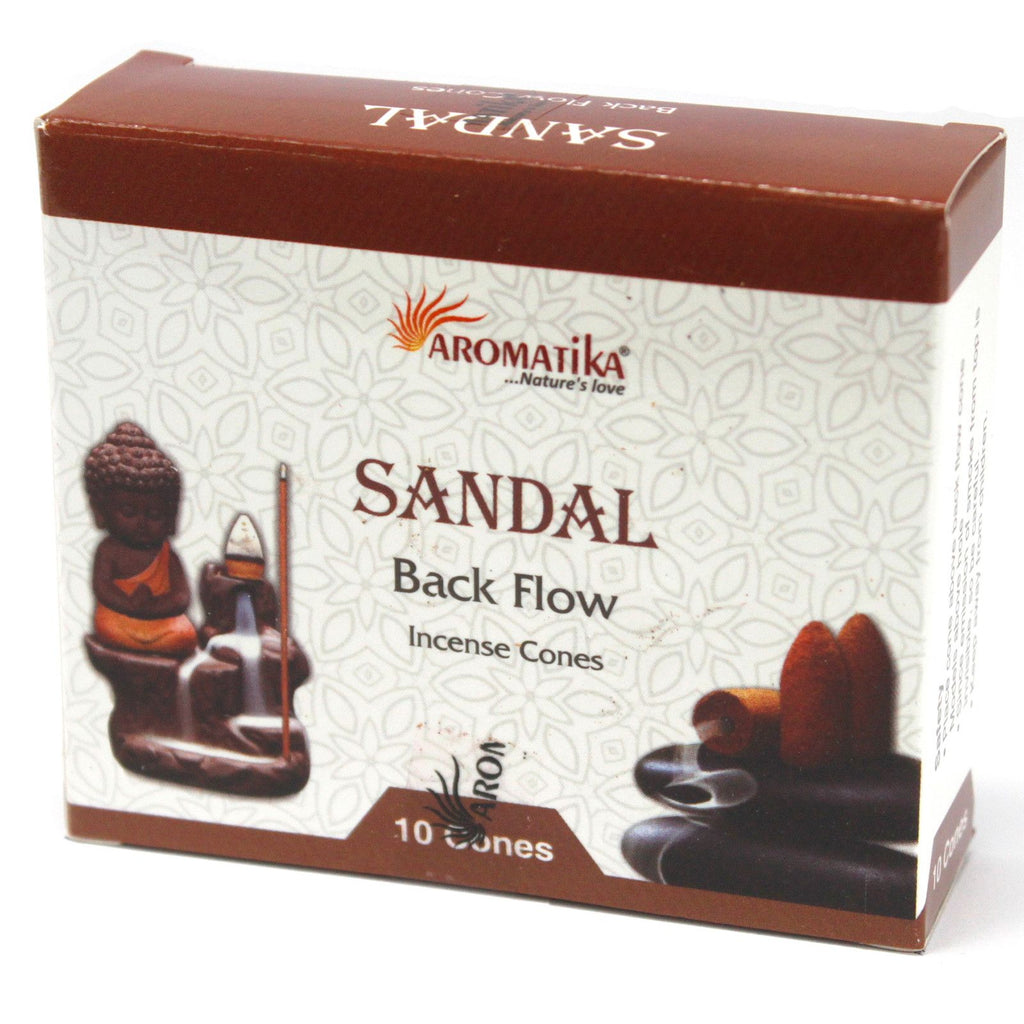 Aromatica Backflow Incense Cones Sandalwood for Deep Relaxation