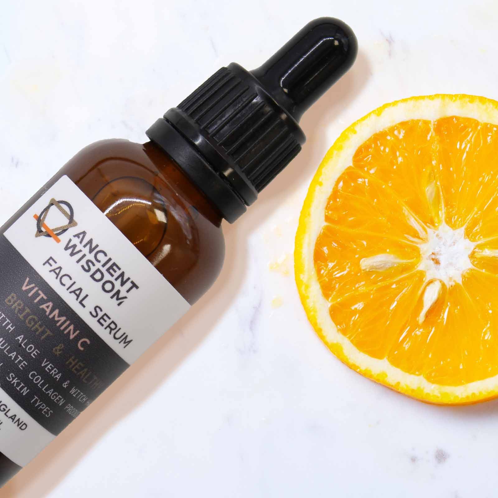 Vitamin C Face Serum for Brightening and Healthy Skin Care