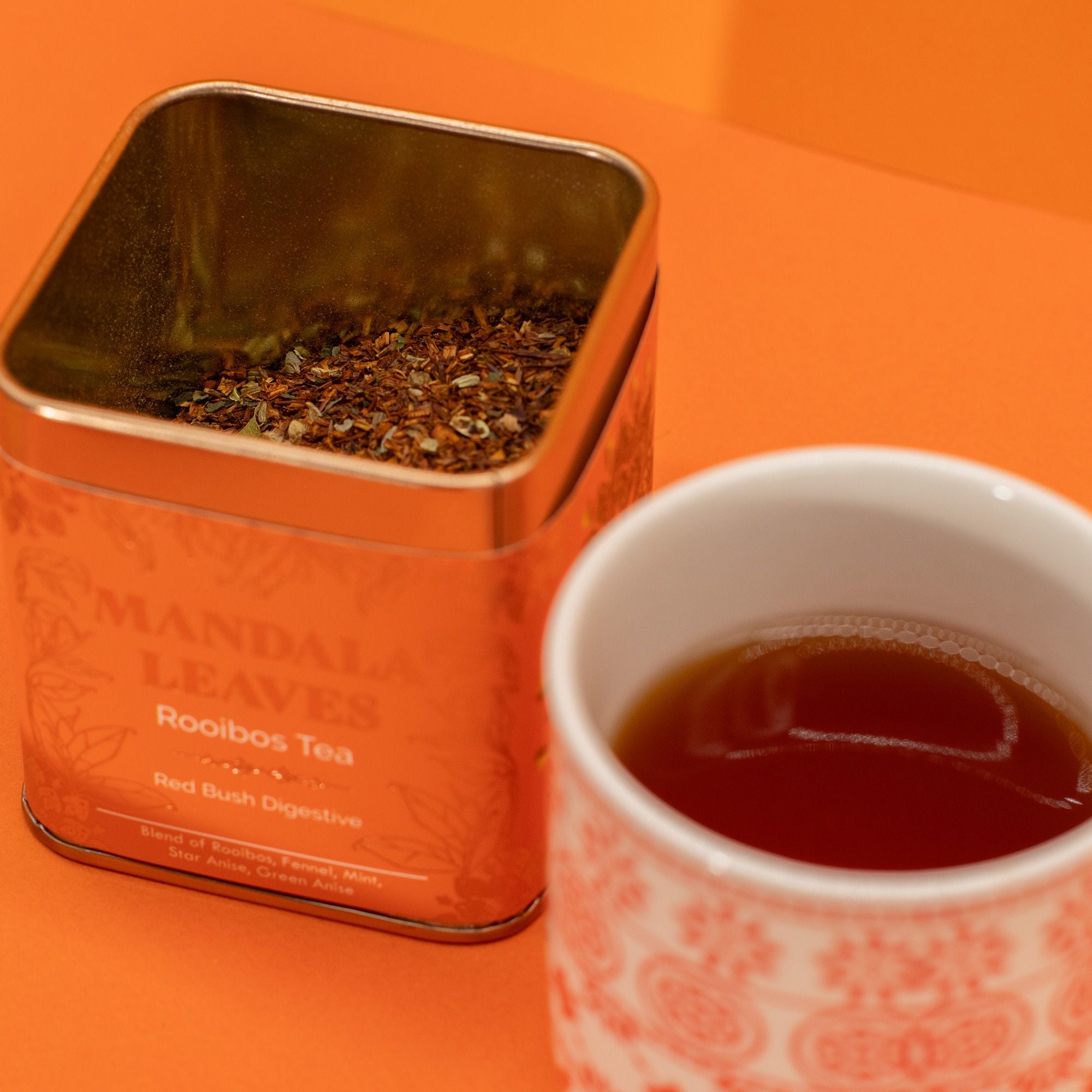 50g Red Bush Digestive Tea for Soothing Relaxation and Comfort