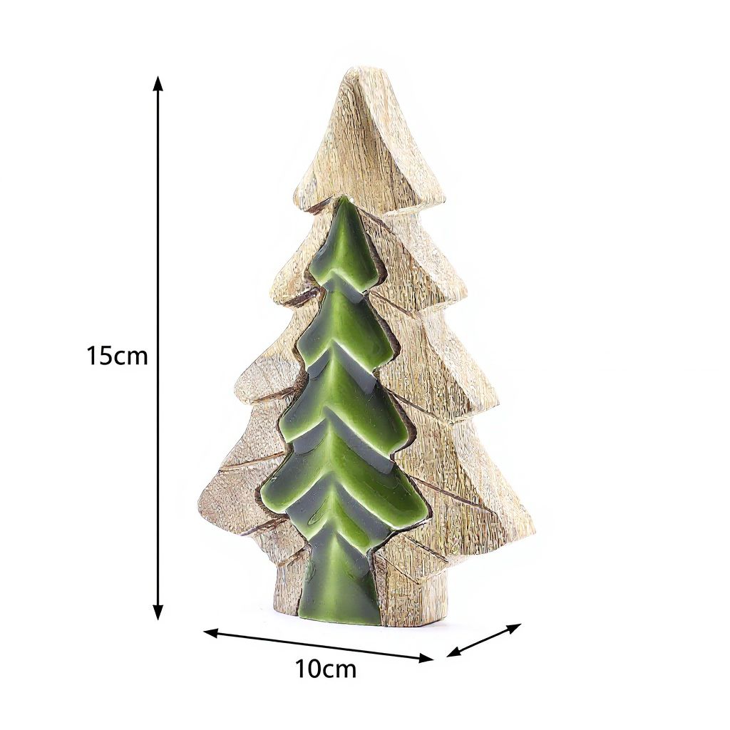 Lost in the Forest Small Tree in a Tree Wooden Decoration