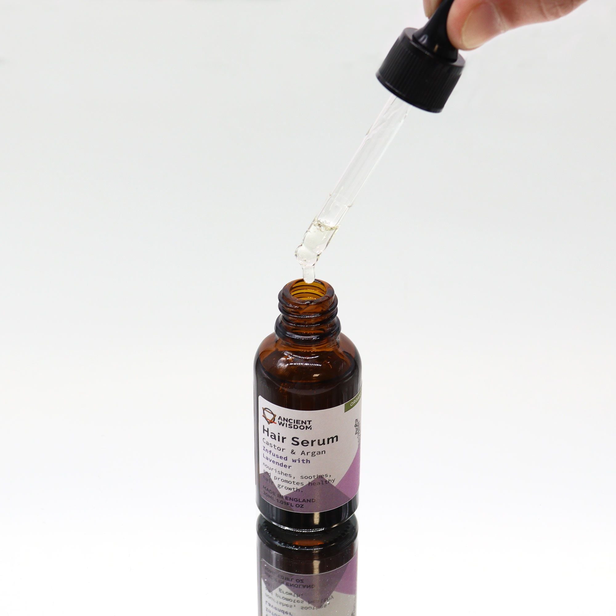 Organic Lavender Hair Serum 30ml for Nourished Hair Care