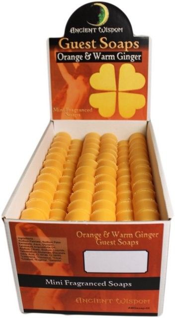 Heart Guest Soap Orange and Warm Ginger for a Charming Bathroom