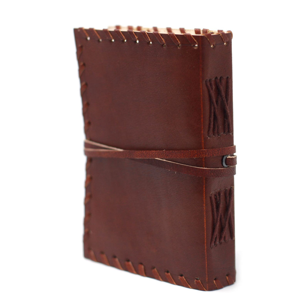 Leather Book of Thoughts with Wrap Notebook for Creative Minds