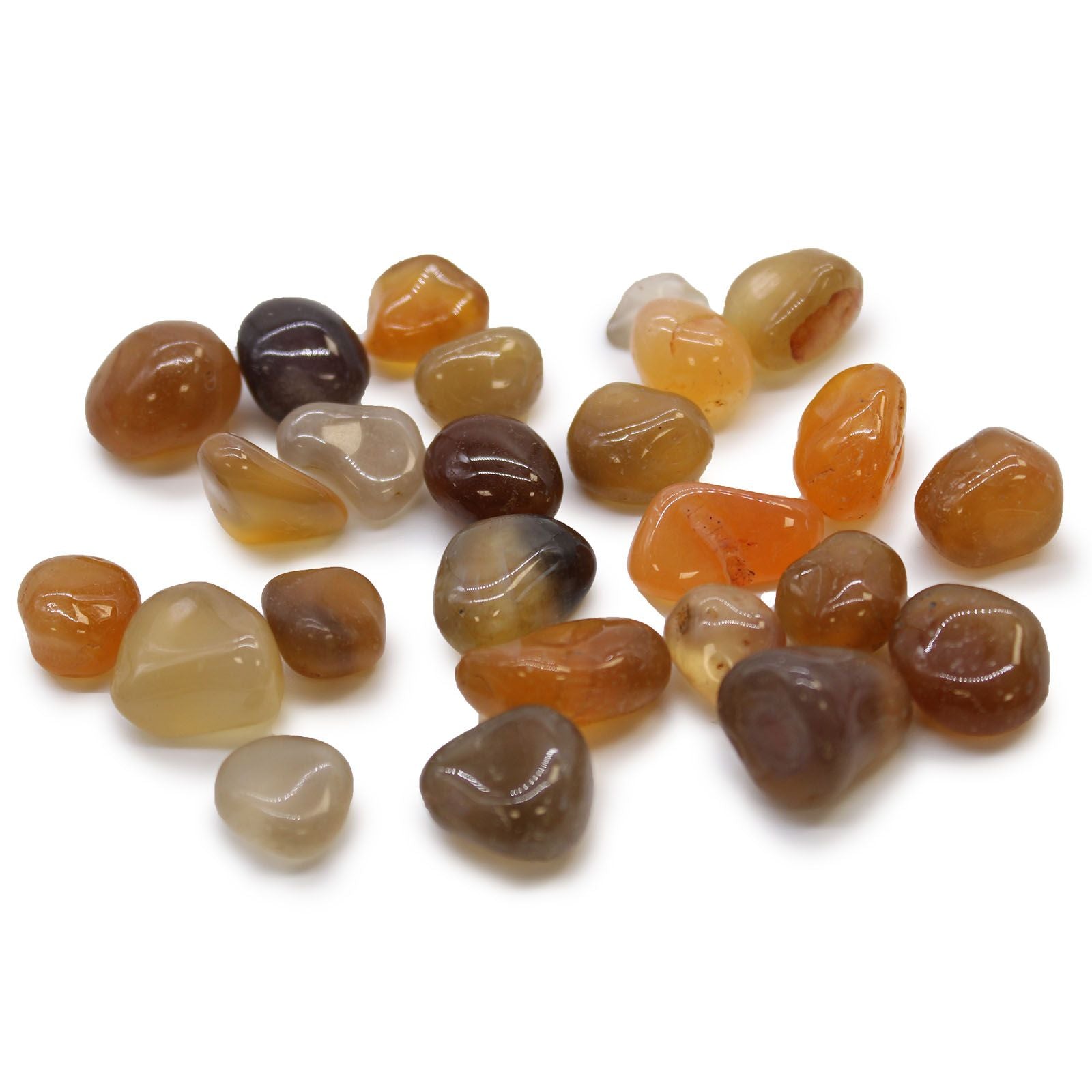 Small African Tumble Stones Carnelian Agate for Creative Energy