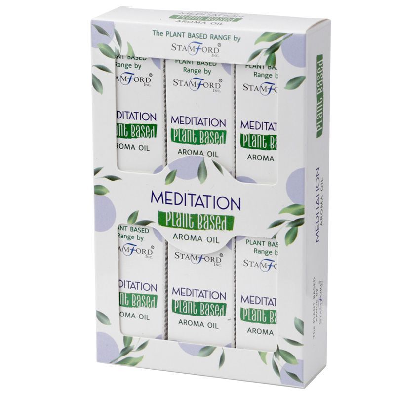Plant Based Aroma Oil for Meditation and Calming Atmosphere