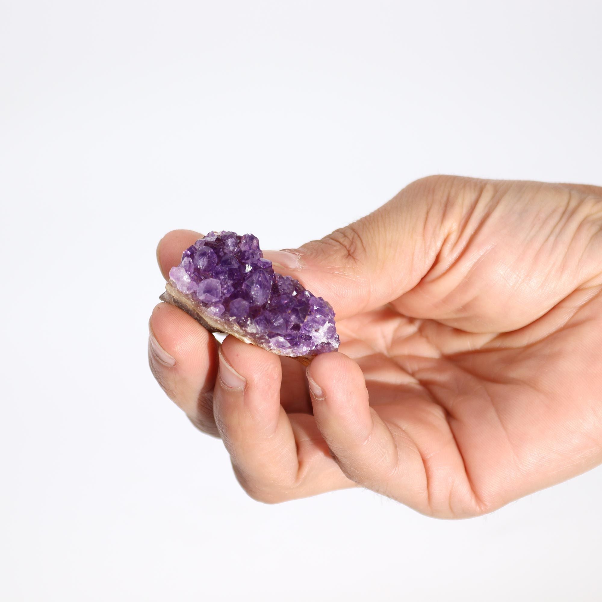Small Natural High Grade Amethyst Cluster for Crystal Collectors