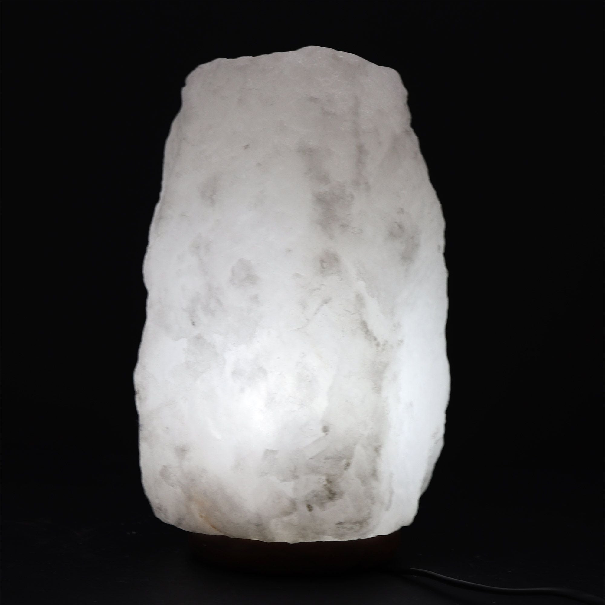 Crystal Rock Himalayan Salt Lamp with Base 8 to 10 Kilograms