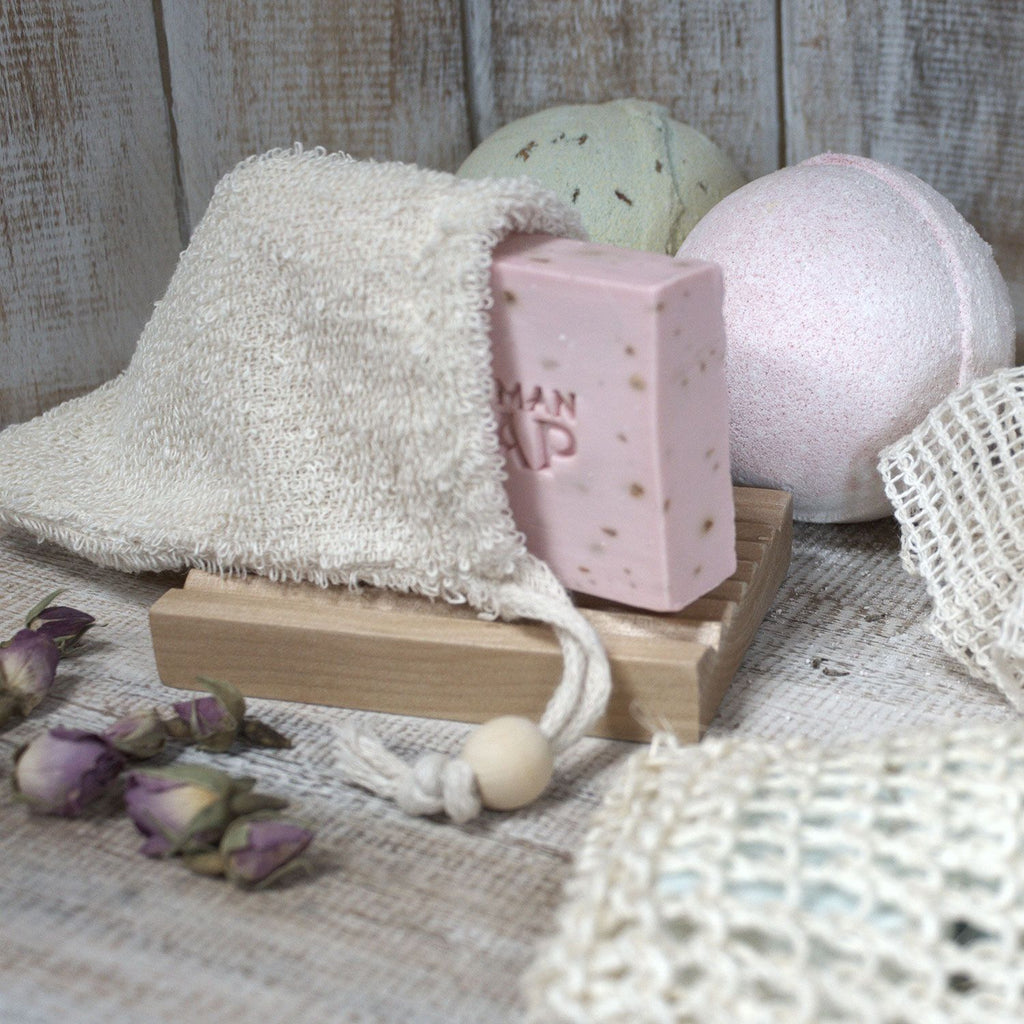 Nature Soap Bag Bamboo for Eco Friendly Bathing Experience
