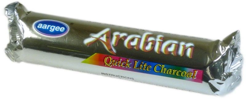 Pack of 10 Charcoal Tablets for Incense and Hookah Use