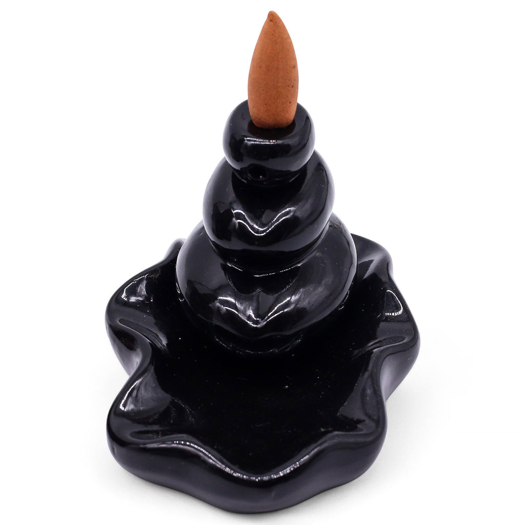 Pack of 10 Oudh Masala Backflow Incense Cones for Aromatic Bliss