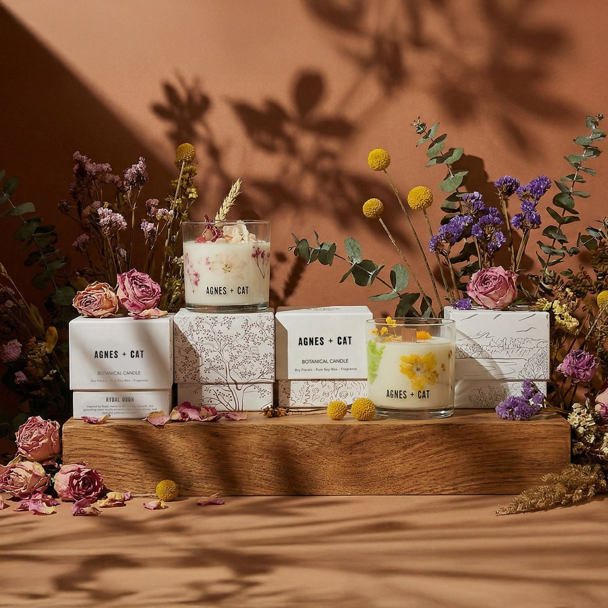 Agnes + Cat Botanical Soy Wax Candle - Sea Salt & Moss
