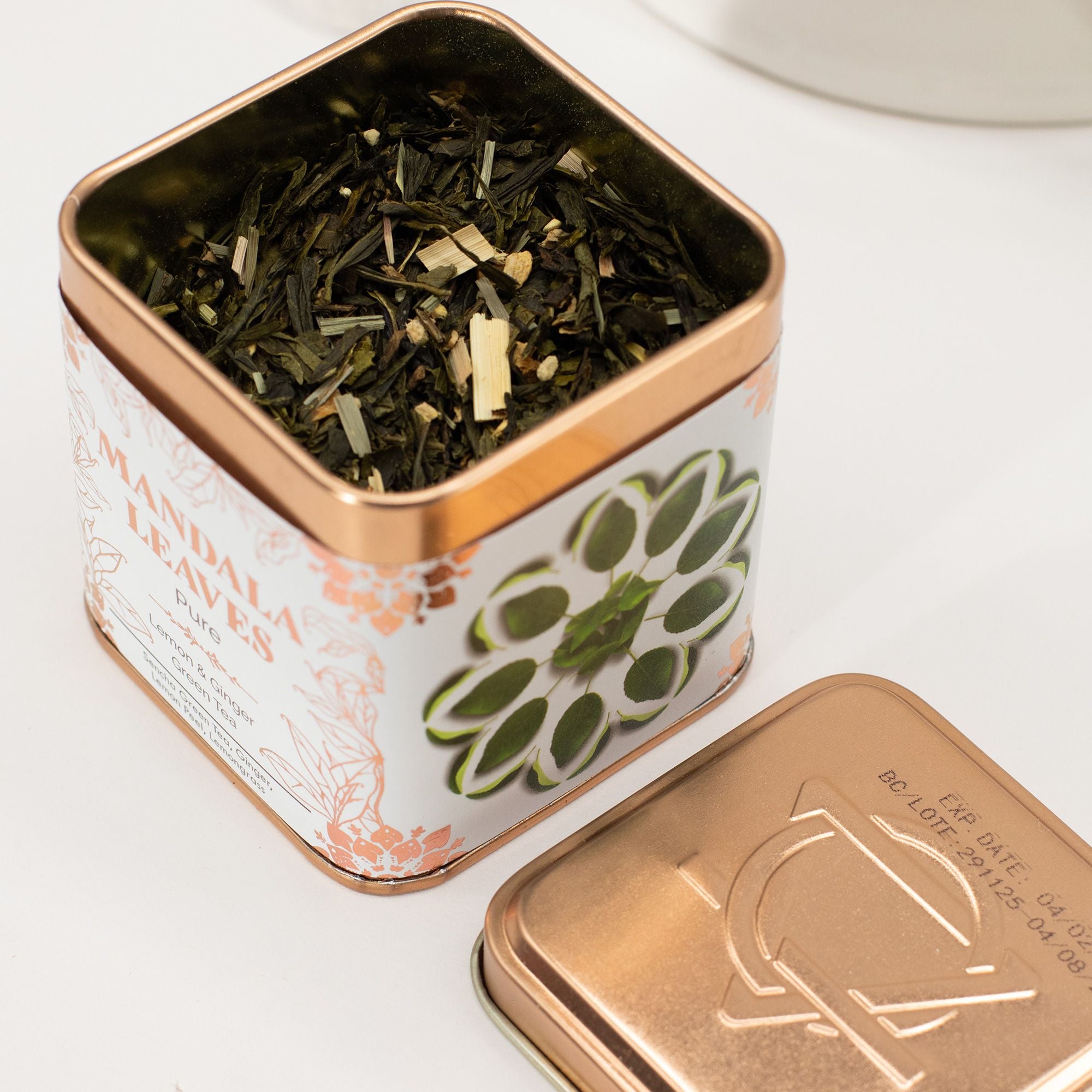 50g Classic Green Tea with Lemon and Ginger for Refreshing Moments
