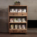Shelf Display Unit in Recycled Wood Stylish Storage Solution