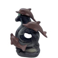 Backflow Incense Burner Dolphin Wave for a Relaxing Atmosphere