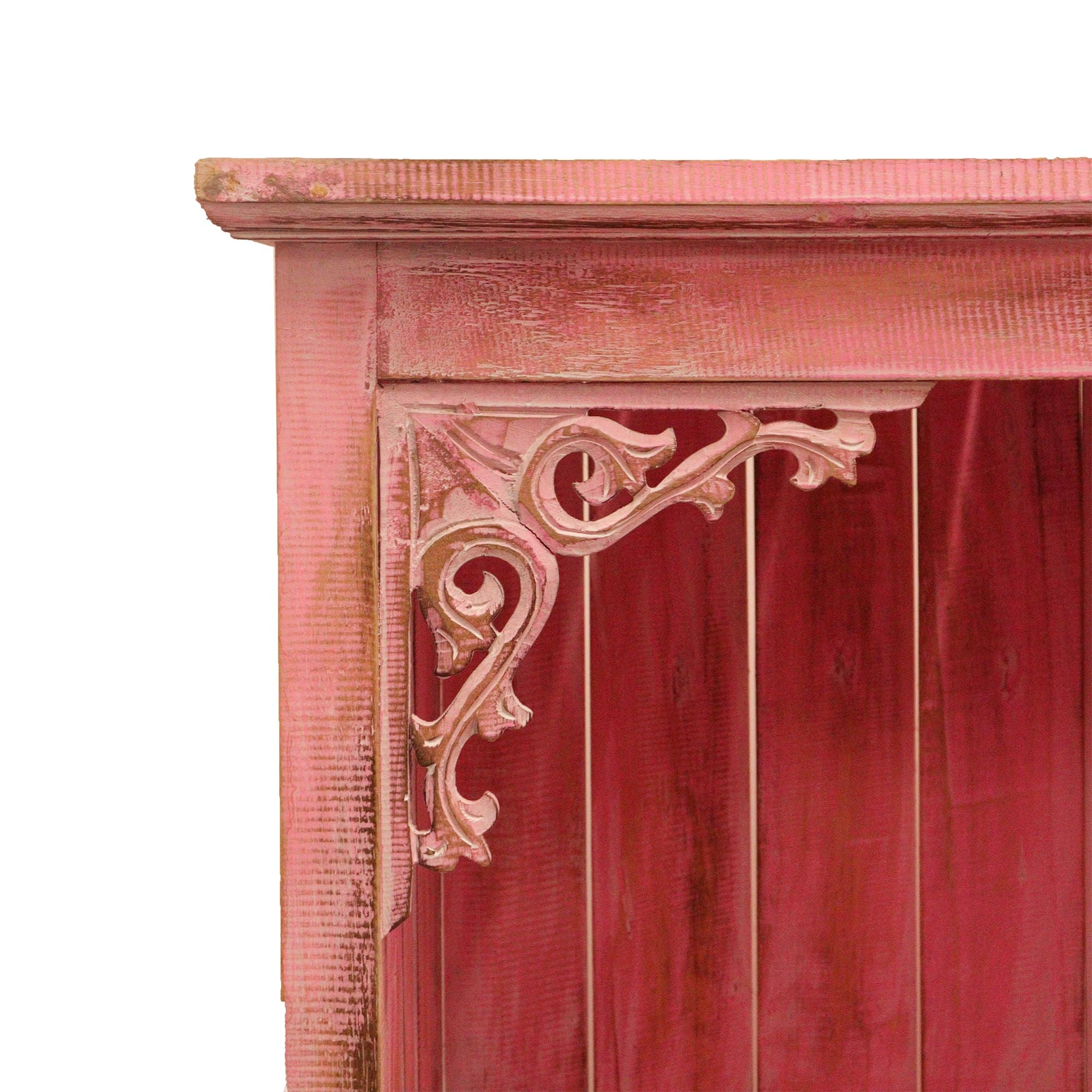 Albasia Bathroom Cabinet in Pinkwash for Chic and Stylish Storage