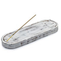 Large Classic Whitewash Incense Tray 30x10cm for Home Decor